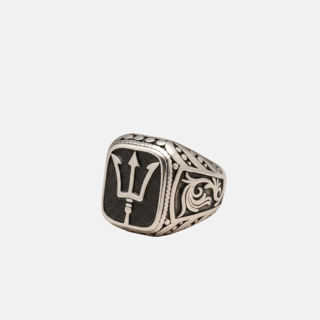 Anillo de Poseidón en Acero – Poder, Estilo y Eternidad