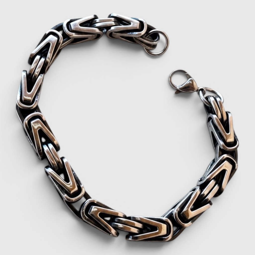 Pulsera de Eslabones de Acero Inoxidable 8 mm – Diseño Moderno y Elegante