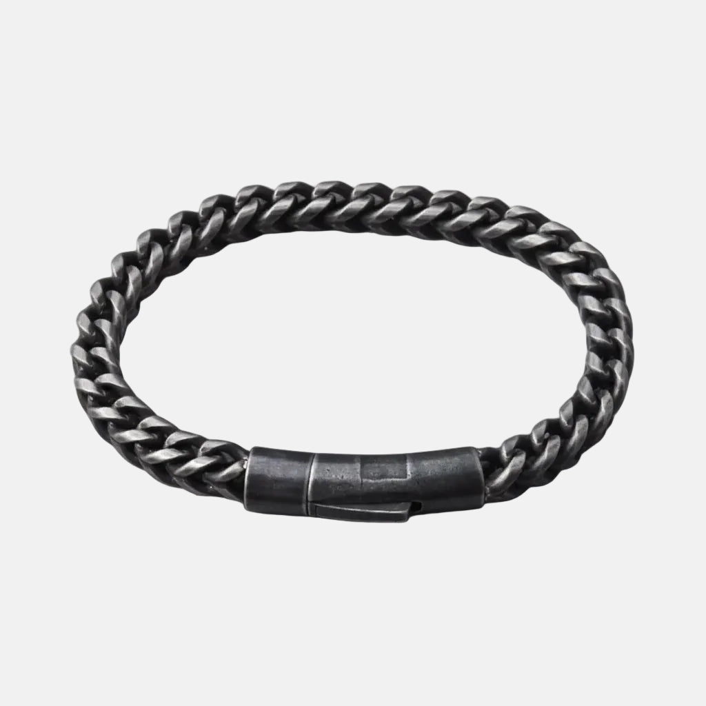 Pulsera de Acero Inoxidable de Eslabones 6 mm – Estilo Actual y Elegancia Atemporal