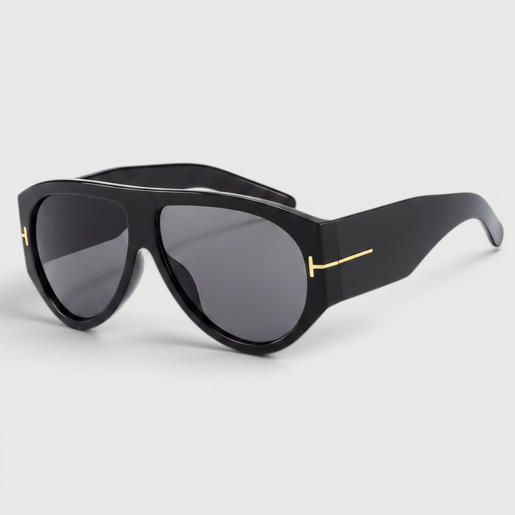Gafas de sol retro UV400 | Pantalla grande elegante