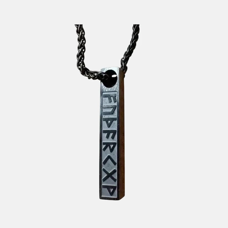 Collar de Acero Inspirado en la Cultura Nórdica
