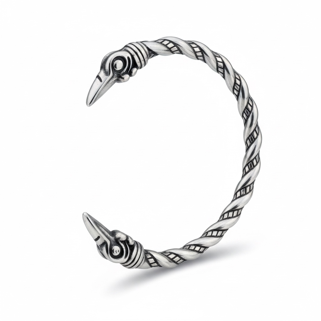 Brazalete Vikingo de Acero Inspirado en Ragnar