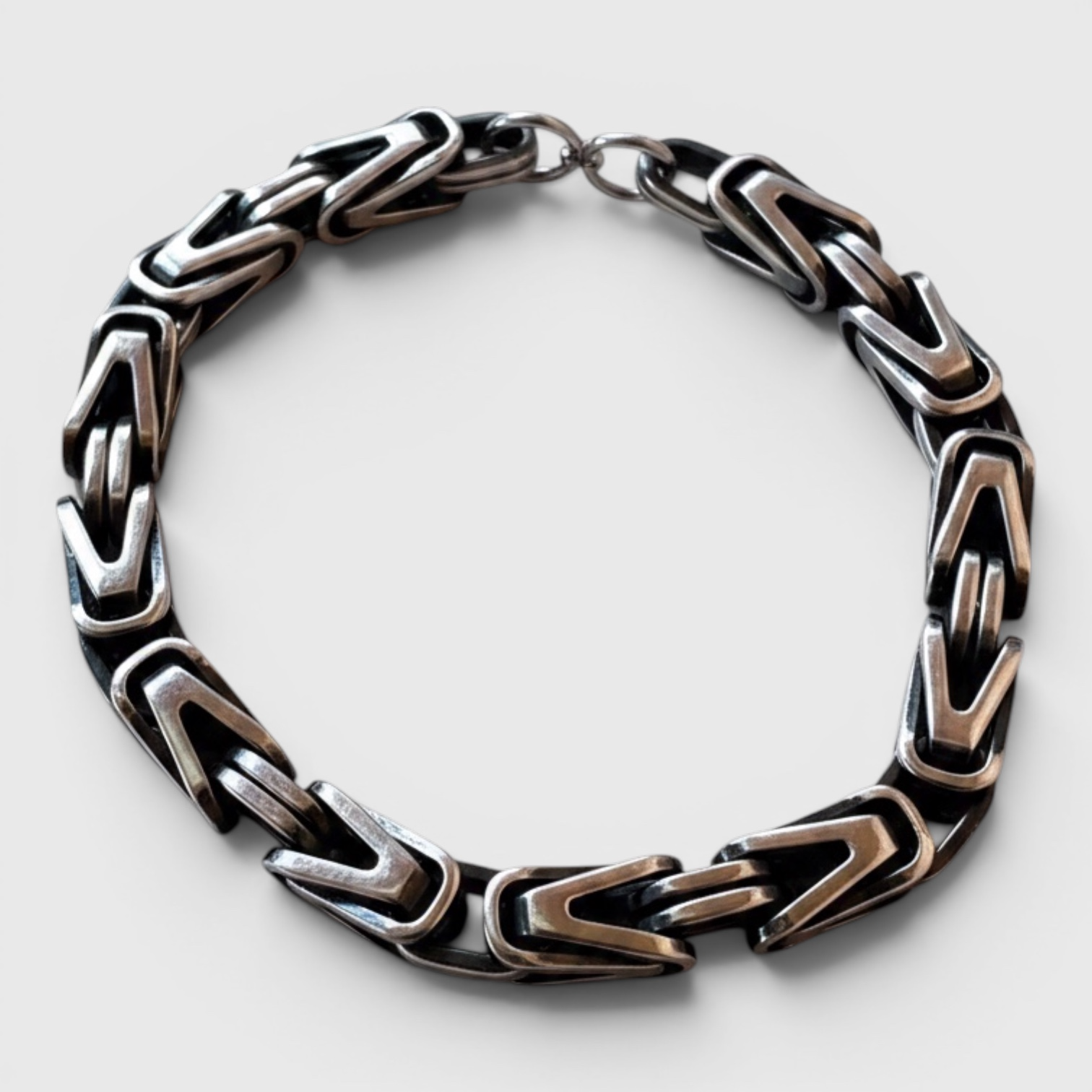 Pulsera de Eslabones de Acero Inoxidable 8 mm – Diseño Moderno y Elegante