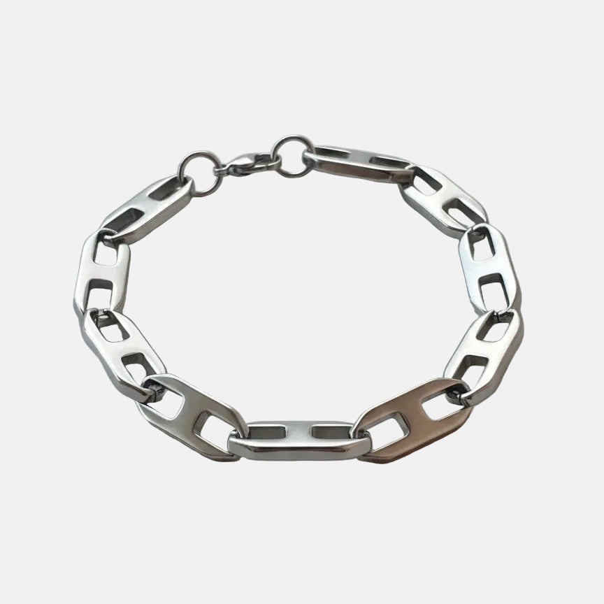 Pulsera de Acero Inoxidable Estilo Moderno y Elegante