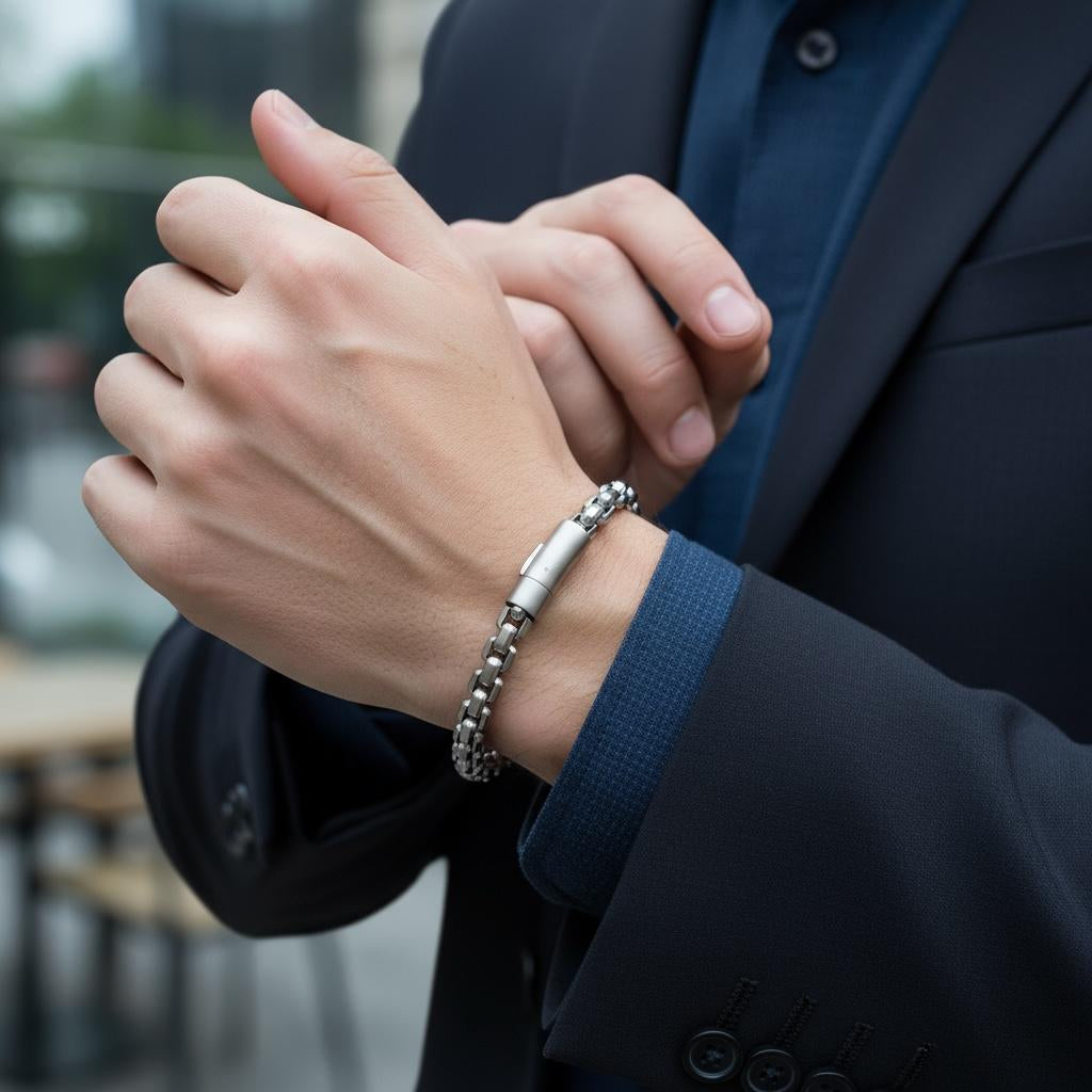Pulsera Premium de Acero – Look Moderno