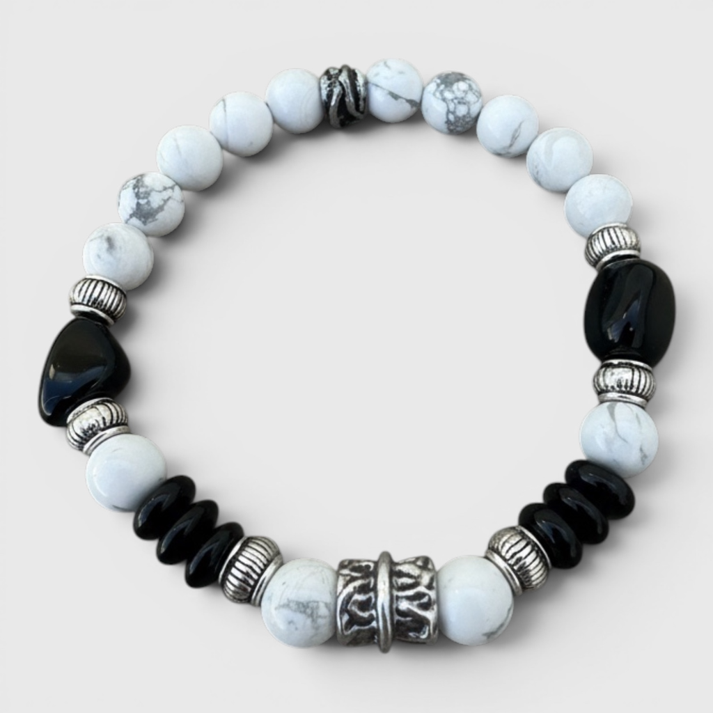 Pulsera de Piedras Energéticas – Elegancia, Energía y Equilibrio