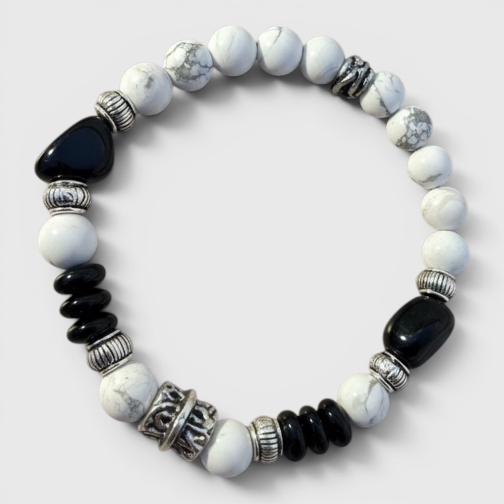 Pulsera de Piedras Energéticas – Elegancia, Energía y Equilibrio