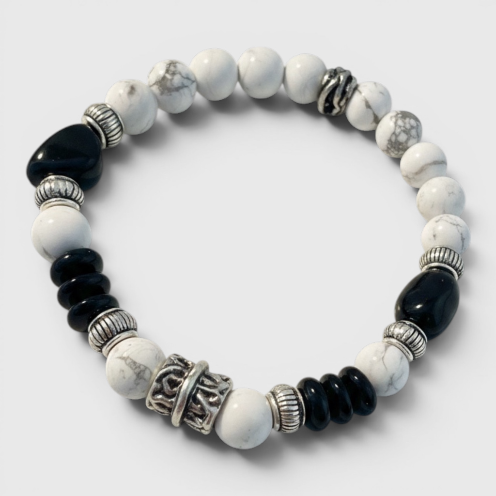 Pulsera de Piedras Energéticas – Elegancia, Energía y Equilibrio