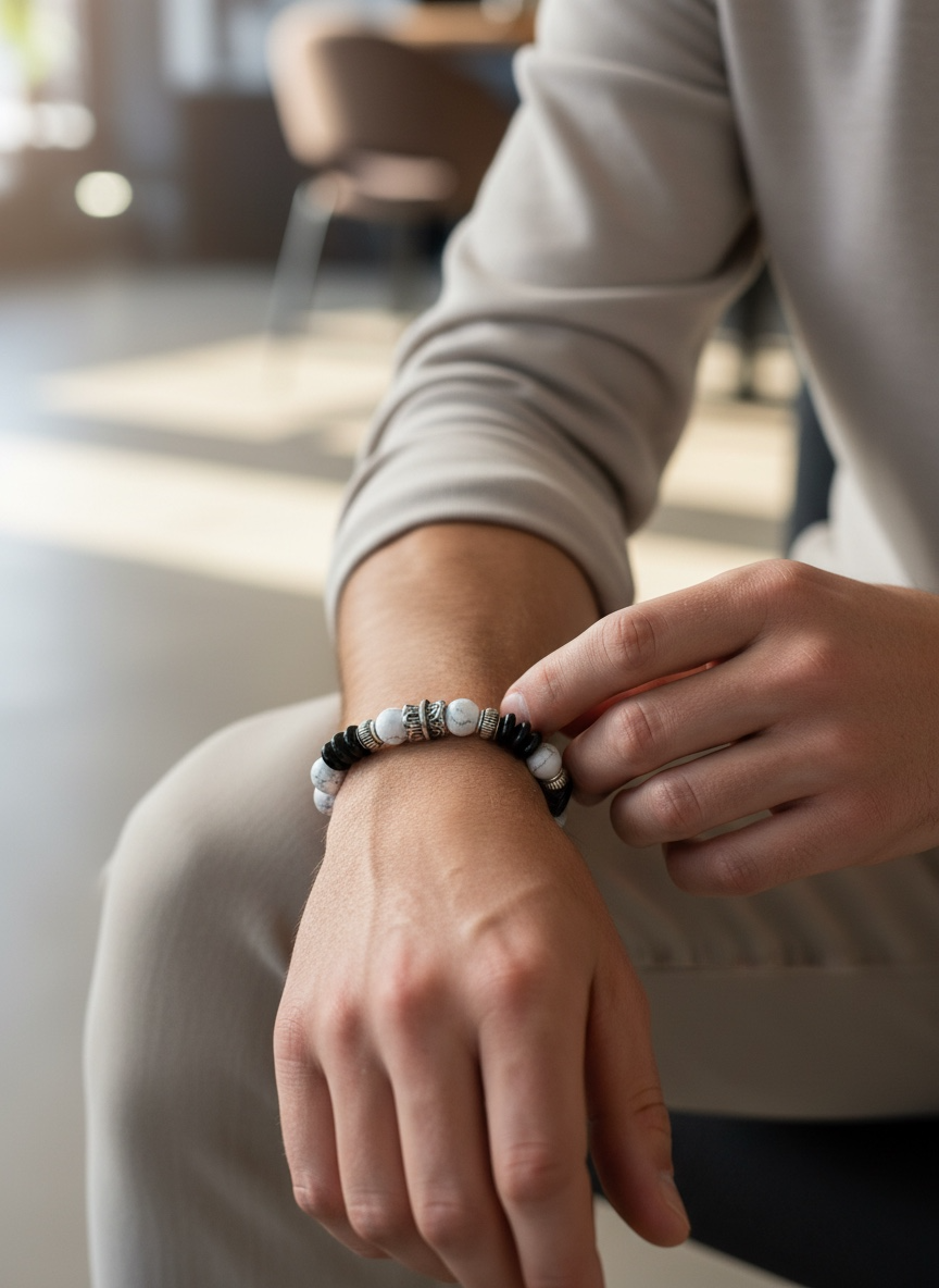 Pulsera de Piedras Energéticas – Elegancia, Energía y Equilibrio