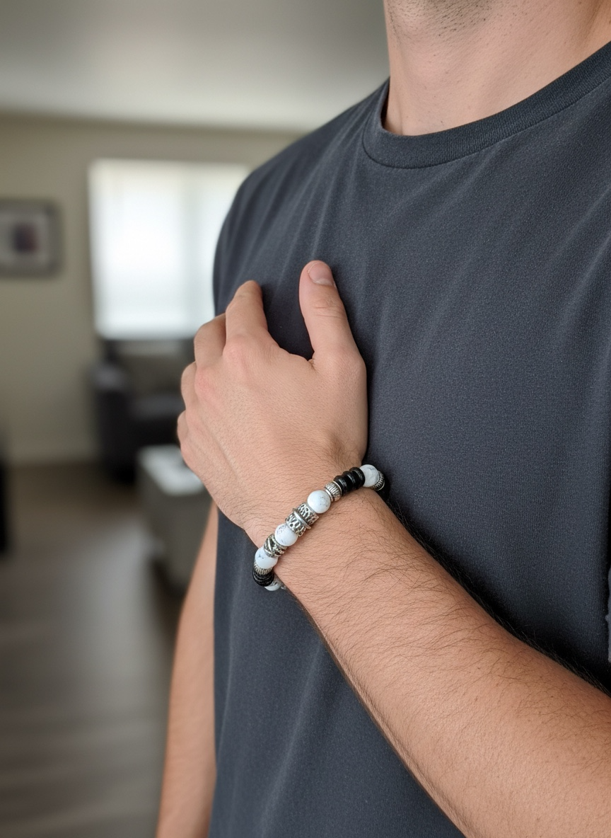 Pulsera de Piedras Energéticas – Elegancia, Energía y Equilibrio