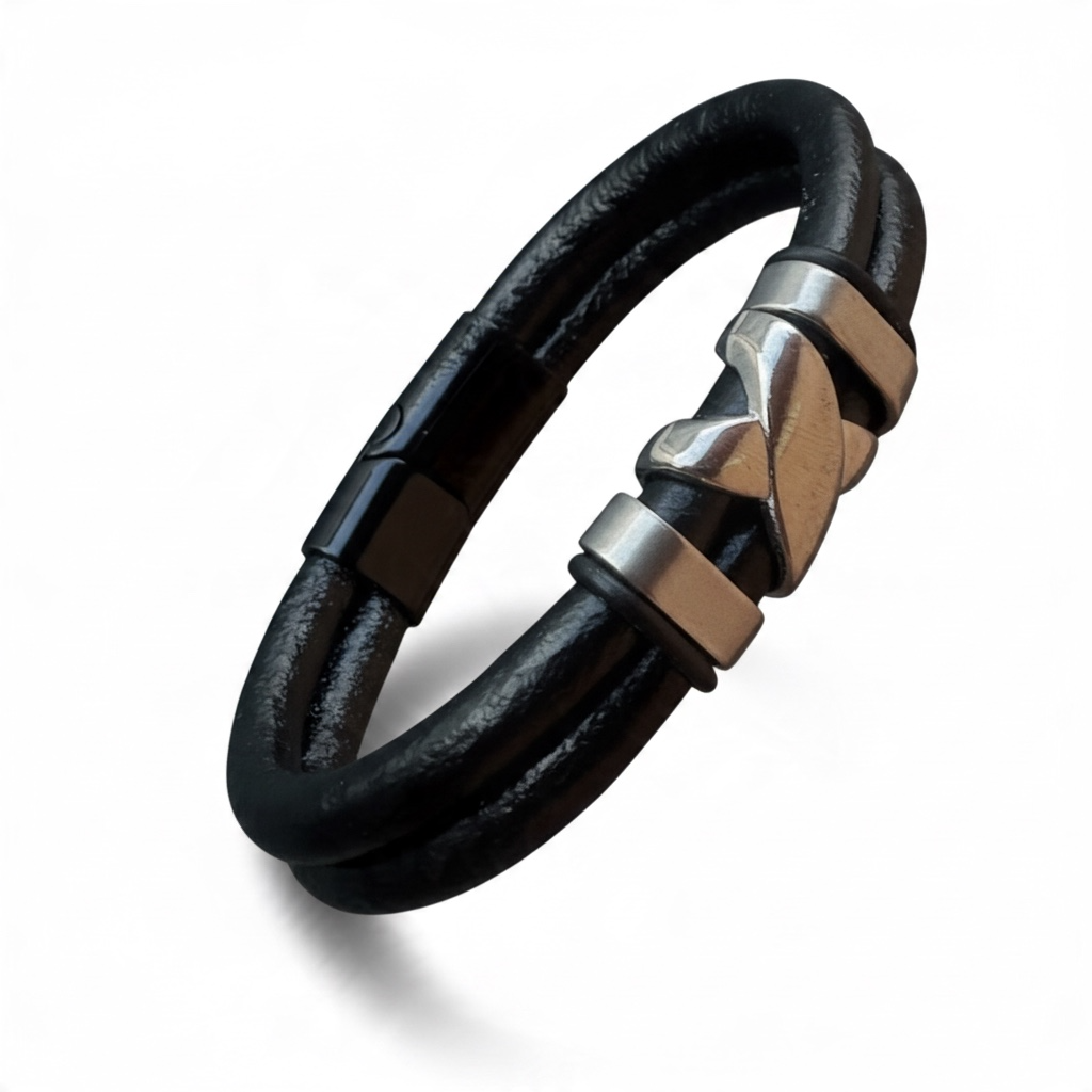 Pulsera de Piel Moderna: Elegancia y Estilo para Cada Ocasión