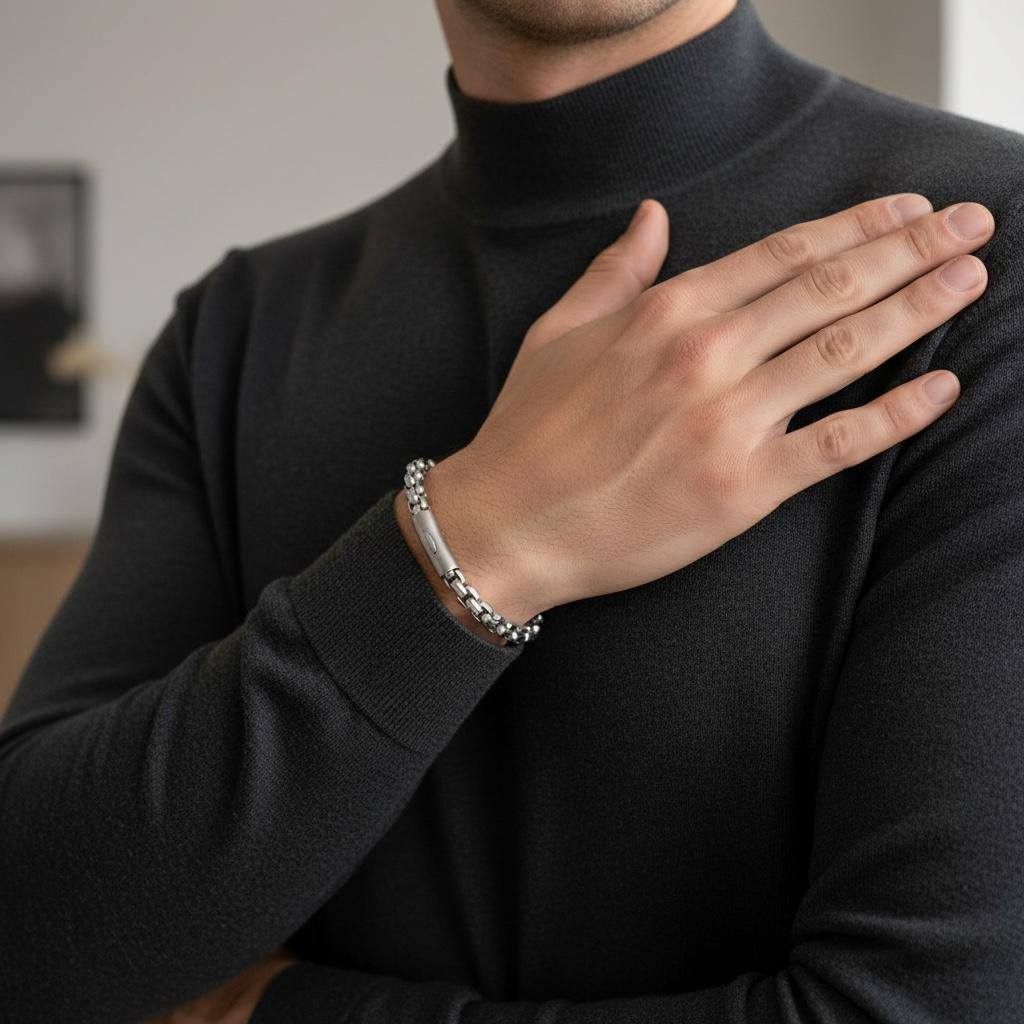 Pulsera Premium de Acero – Look Moderno
