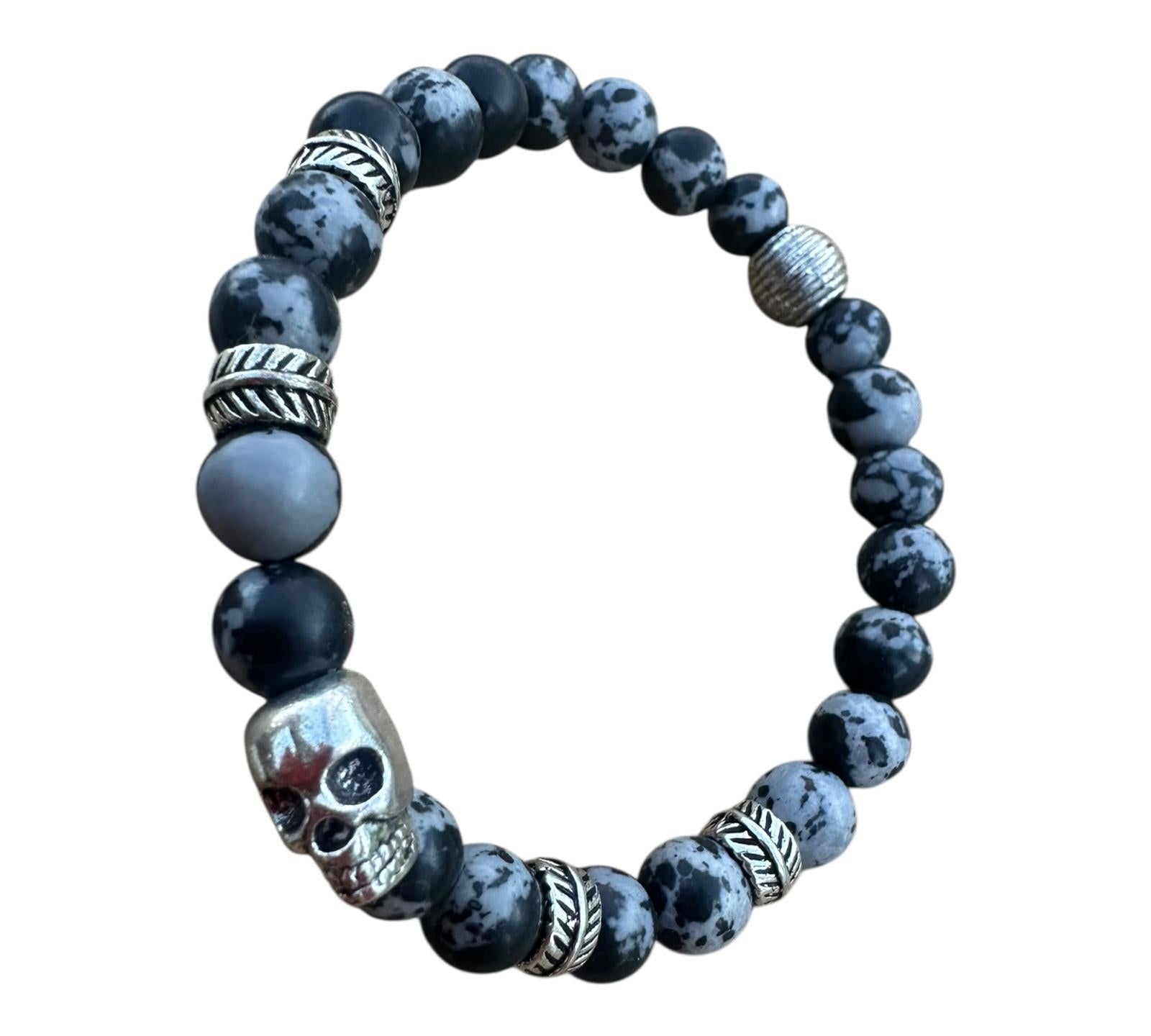 Pulsera de Obsidiana Nevada Protección, Estilo y Energía en una Sola Pieza