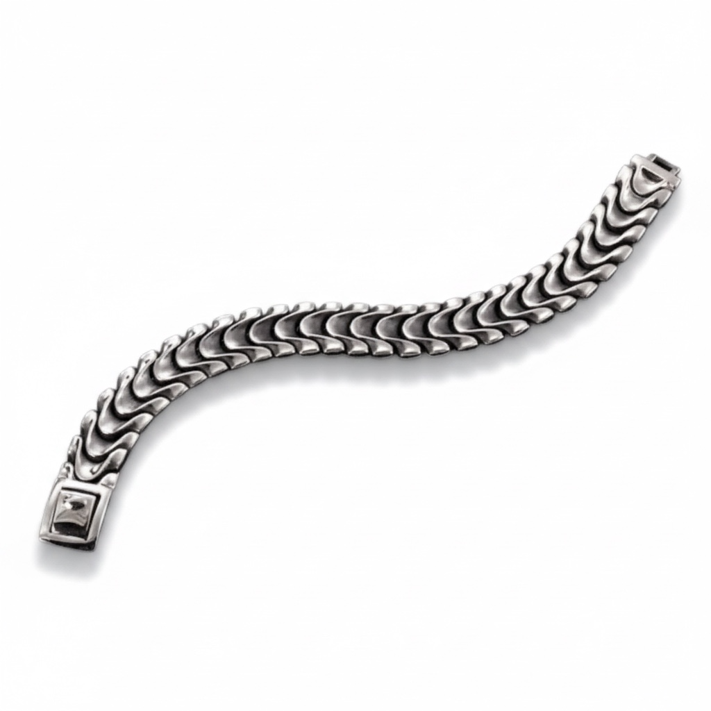 Pulsera Nórdica de Acero – Estilo Vikingo