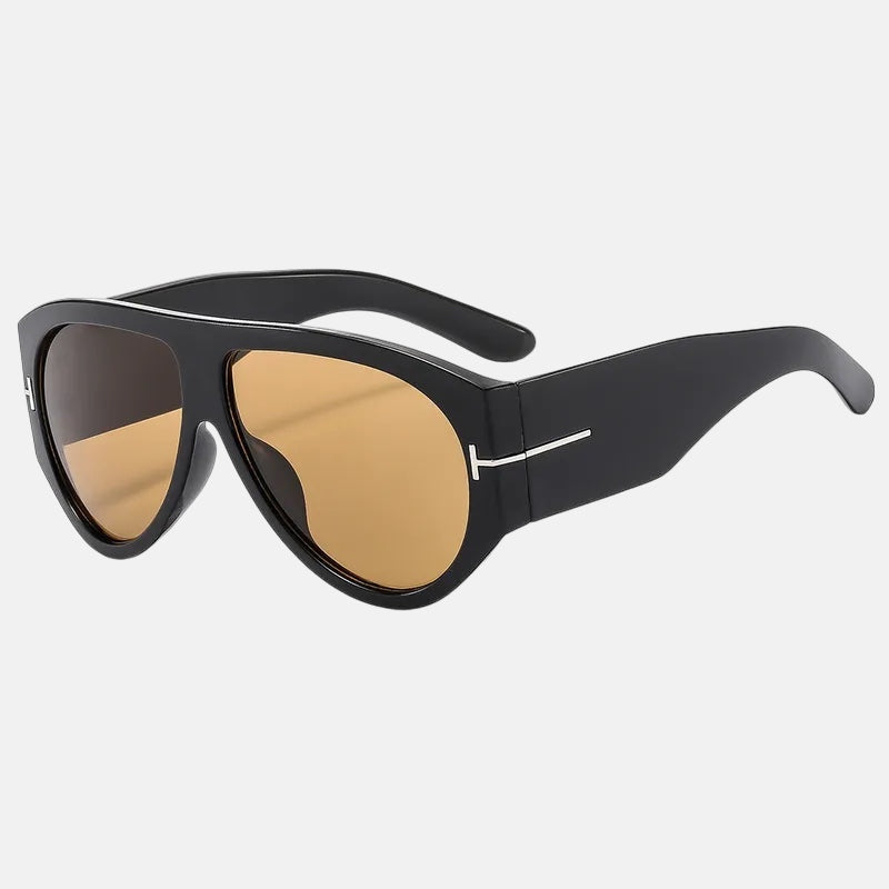 Gafas de sol retro UV400 | Pantalla grande elegante