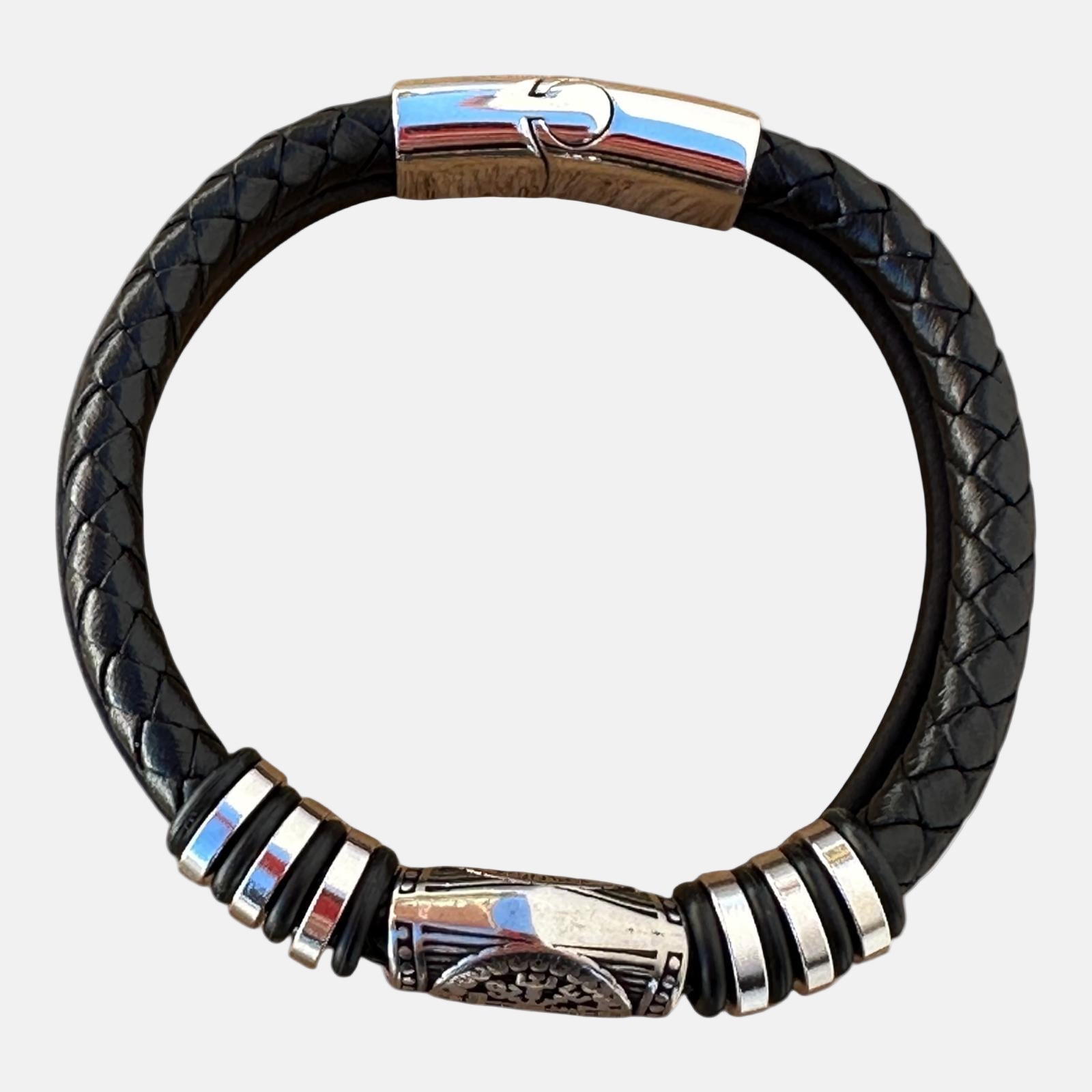 Pulsera con Brújula  Vegvísiry Runas Antiguas