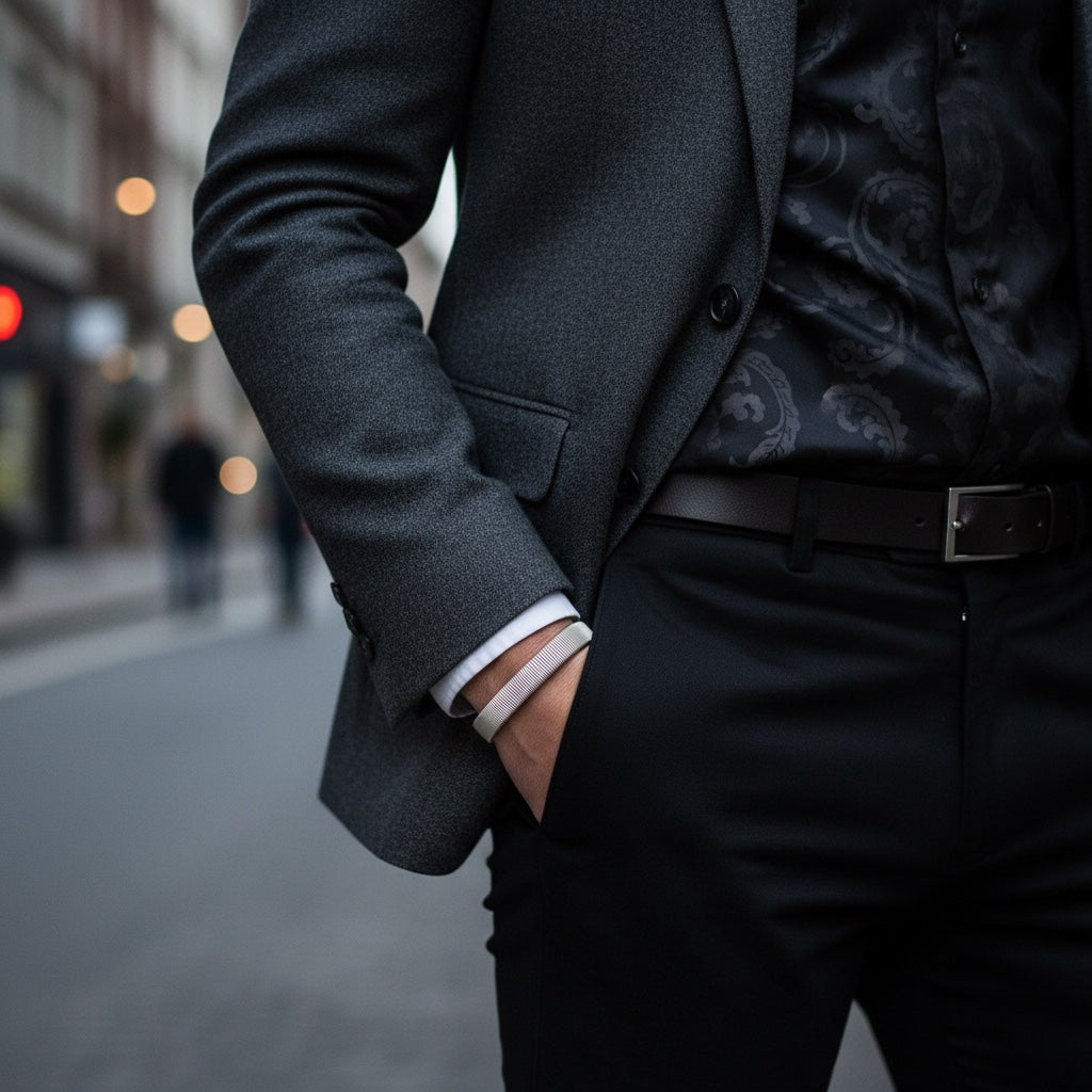 Pulsera de acero inoxidable: elegancia que perdura