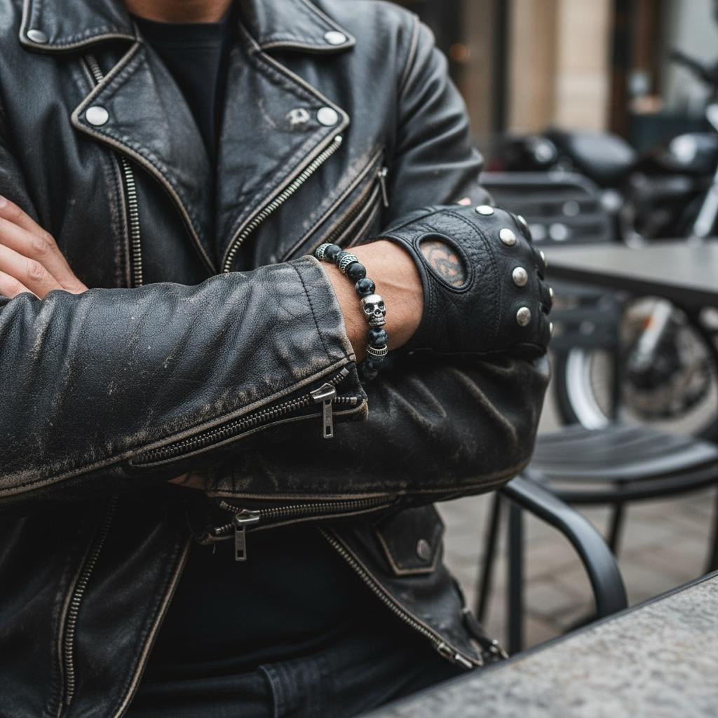 Pulsera de Obsidiana Nevada Protección, Estilo y Energía en una Sola Pieza