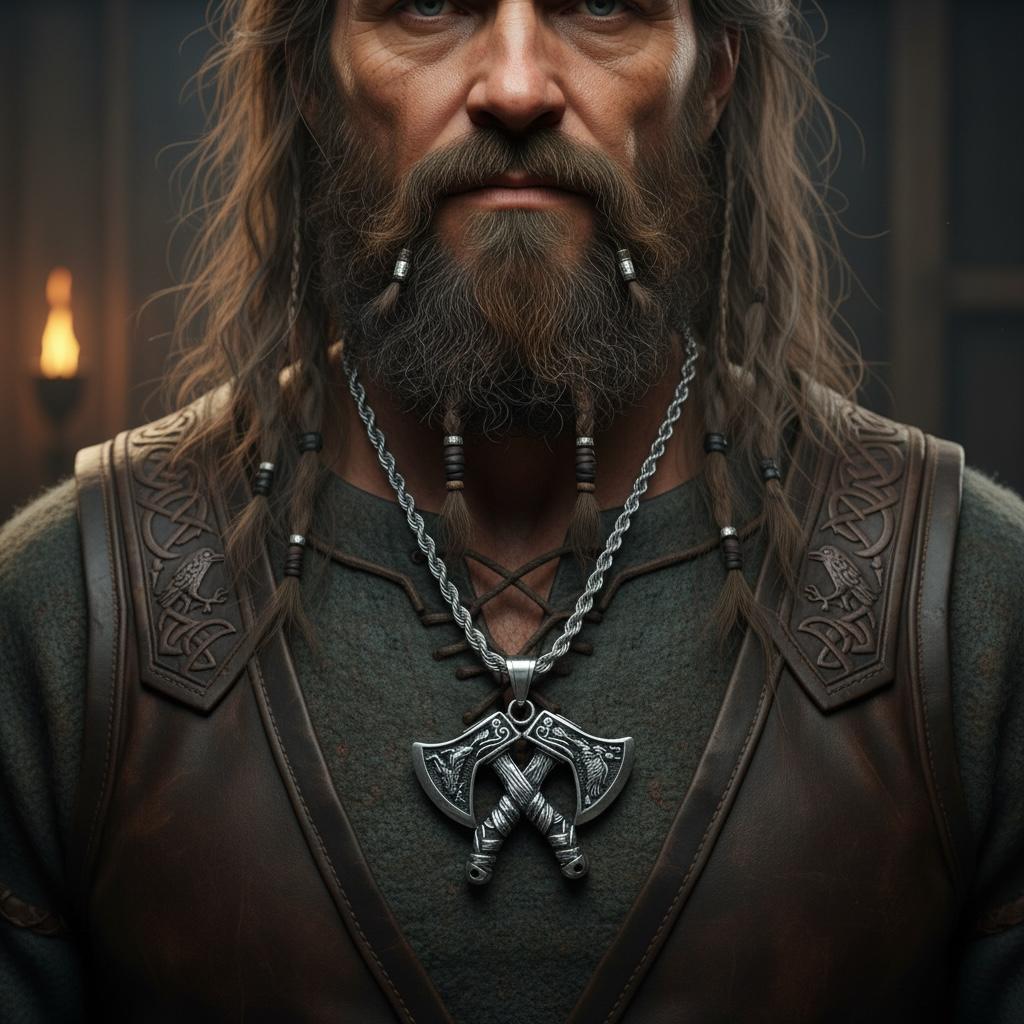 Collar hachas – Fuerza, Historia y Estilo en una Pieza