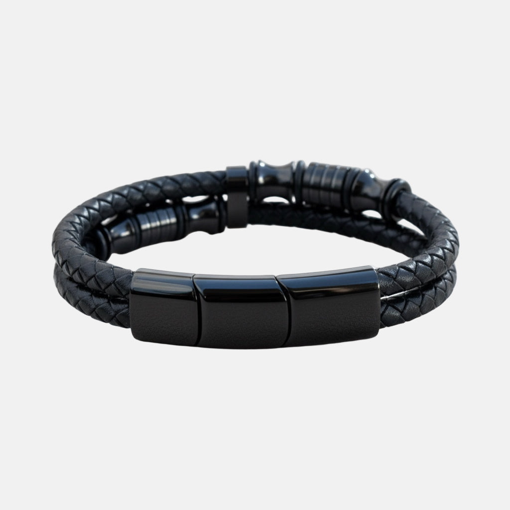 Pulsera de Piel Moderna y Elegante: Estilo que Acompaña Cada Ocasión