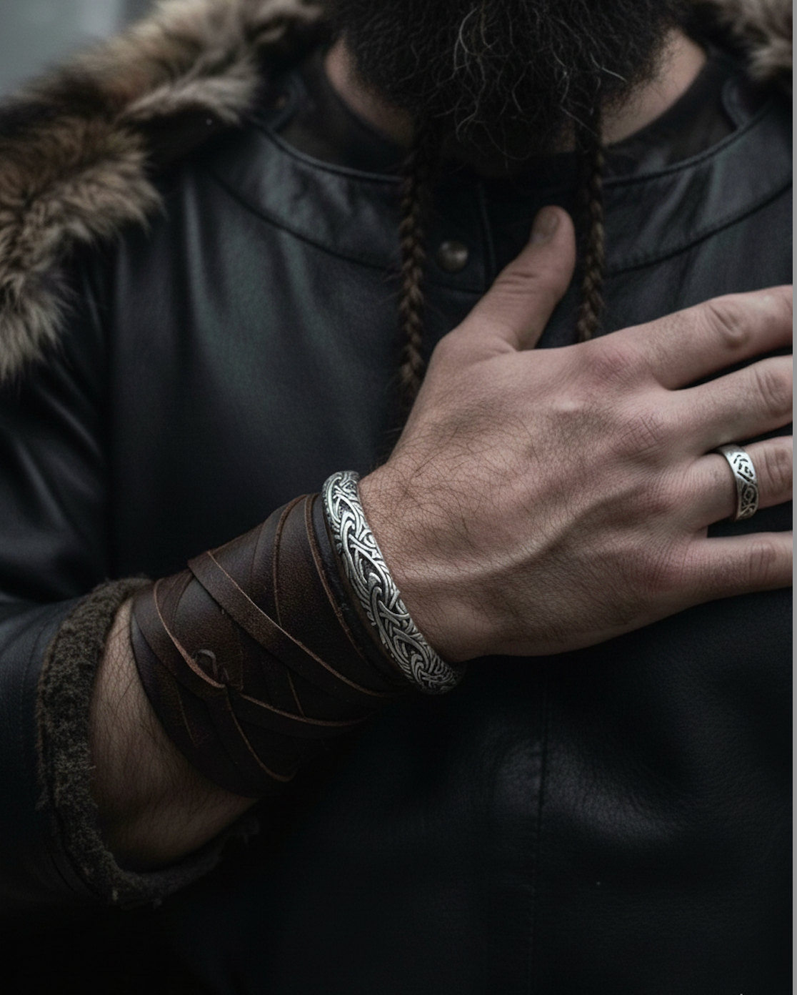 Brazalete Vikingo de la Fortuna y Protección