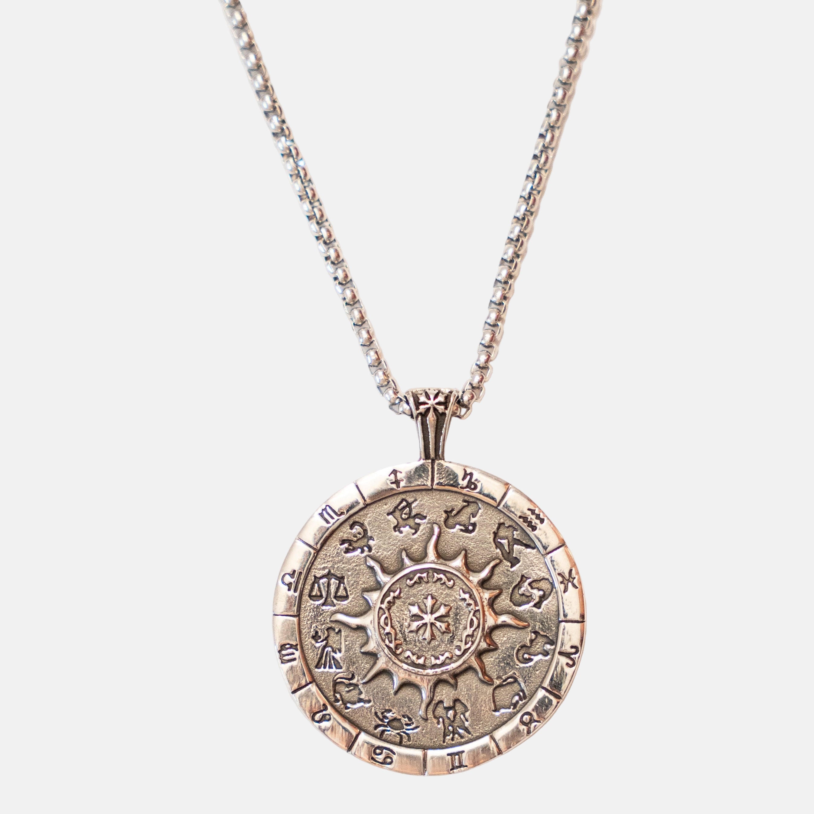 Colgante Zodiacal de Acero Inoxidable