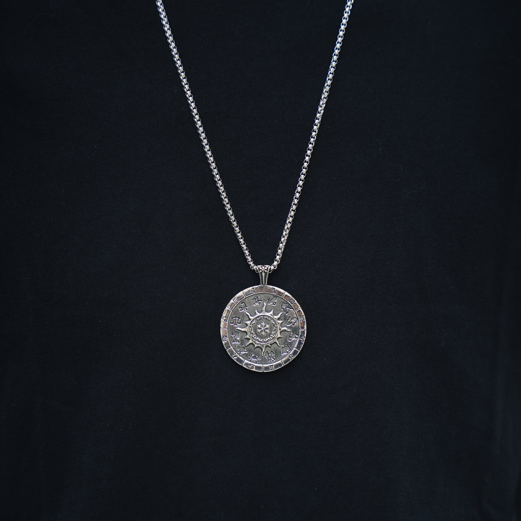 Colgante Zodiacal de Acero Inoxidable