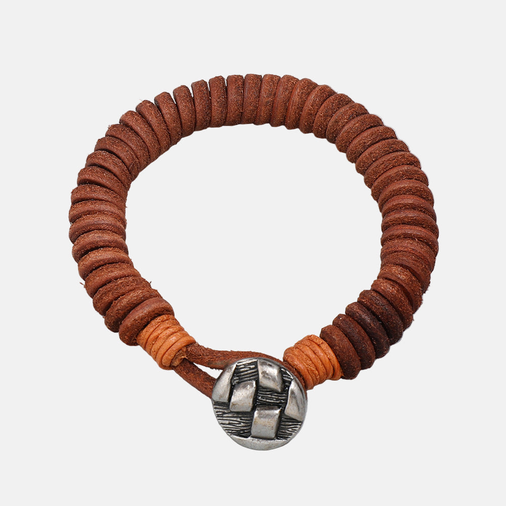 Pulsera de Piel  – Estilo Urbano y Auténtico