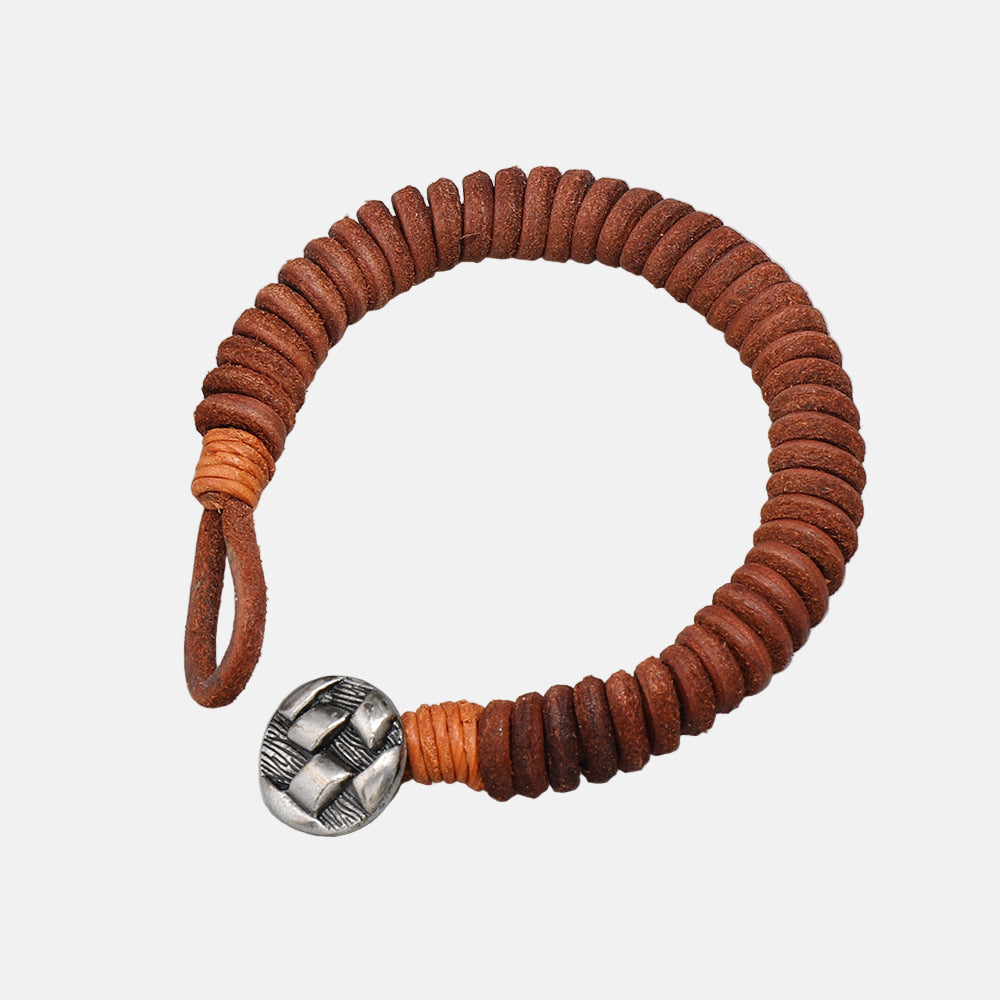 Pulsera de Piel  – Estilo Urbano y Auténtico