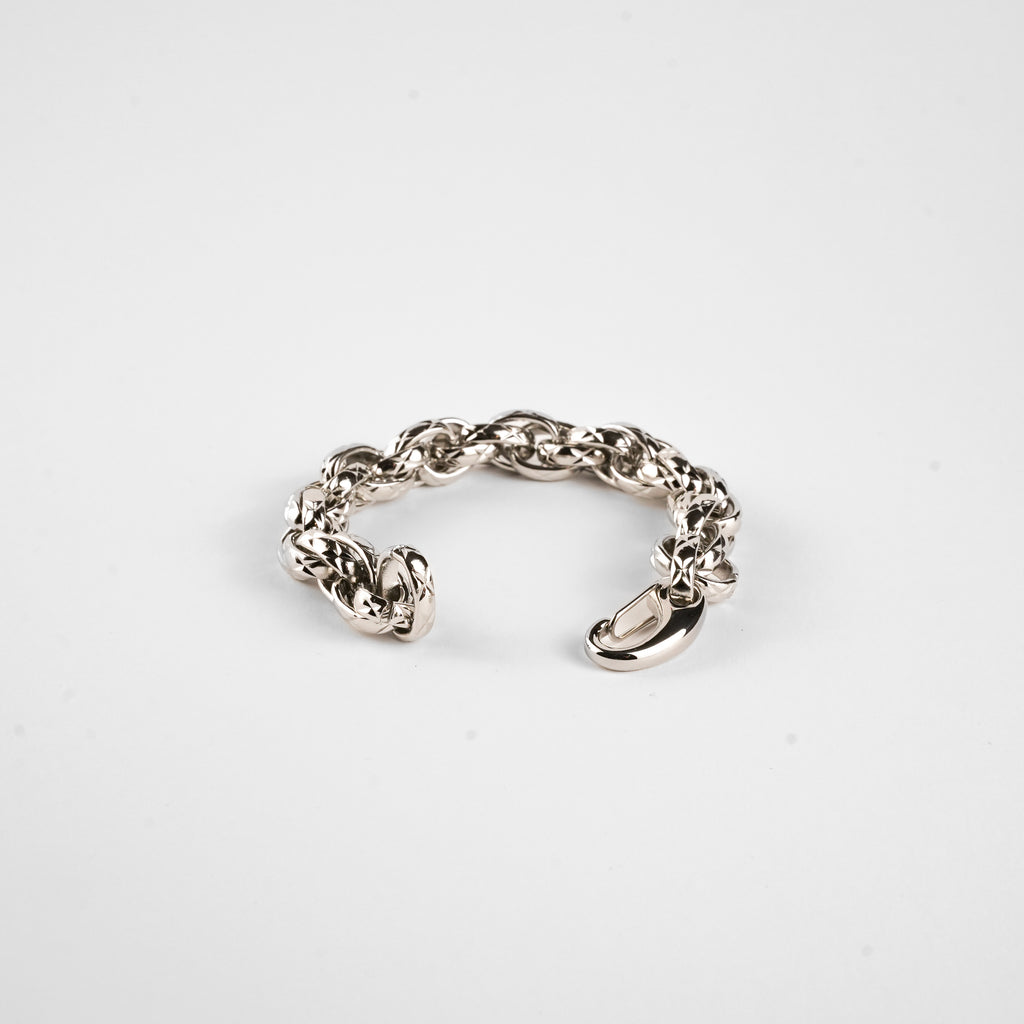 Pulsera de Acero Inoxidable con Eslabones Grabados