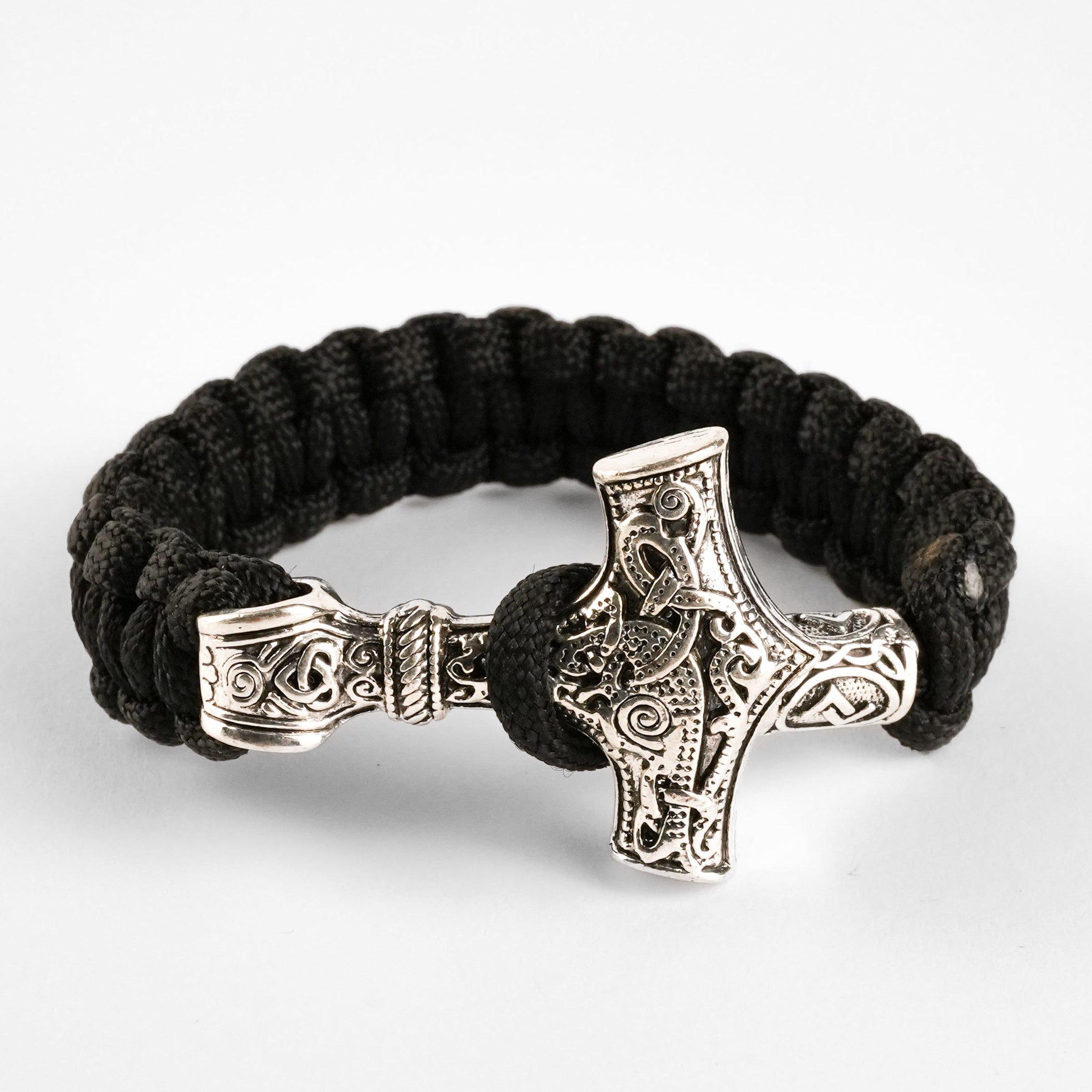 Pulsera Mjölnir de Estilo Vikingo | Amuleto de Poder y Valentía