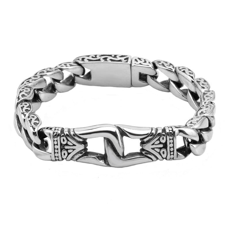Pulsera Vikinga de Aleación de Acero – Fuerza y Estilo Tribal Nórdic