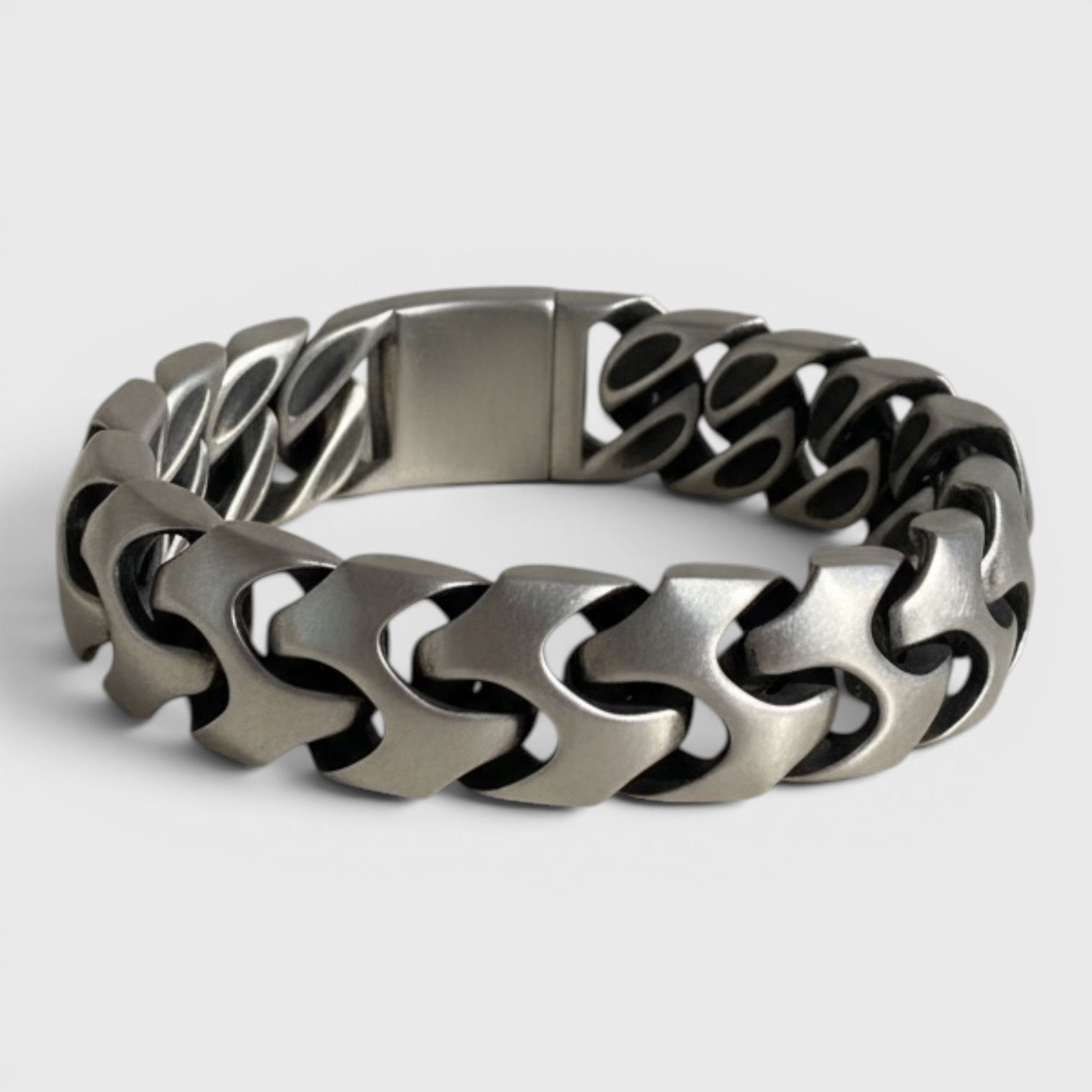 Pulsera de Acero Inoxidable de 18mm – Estilo Robusto y Moderno
