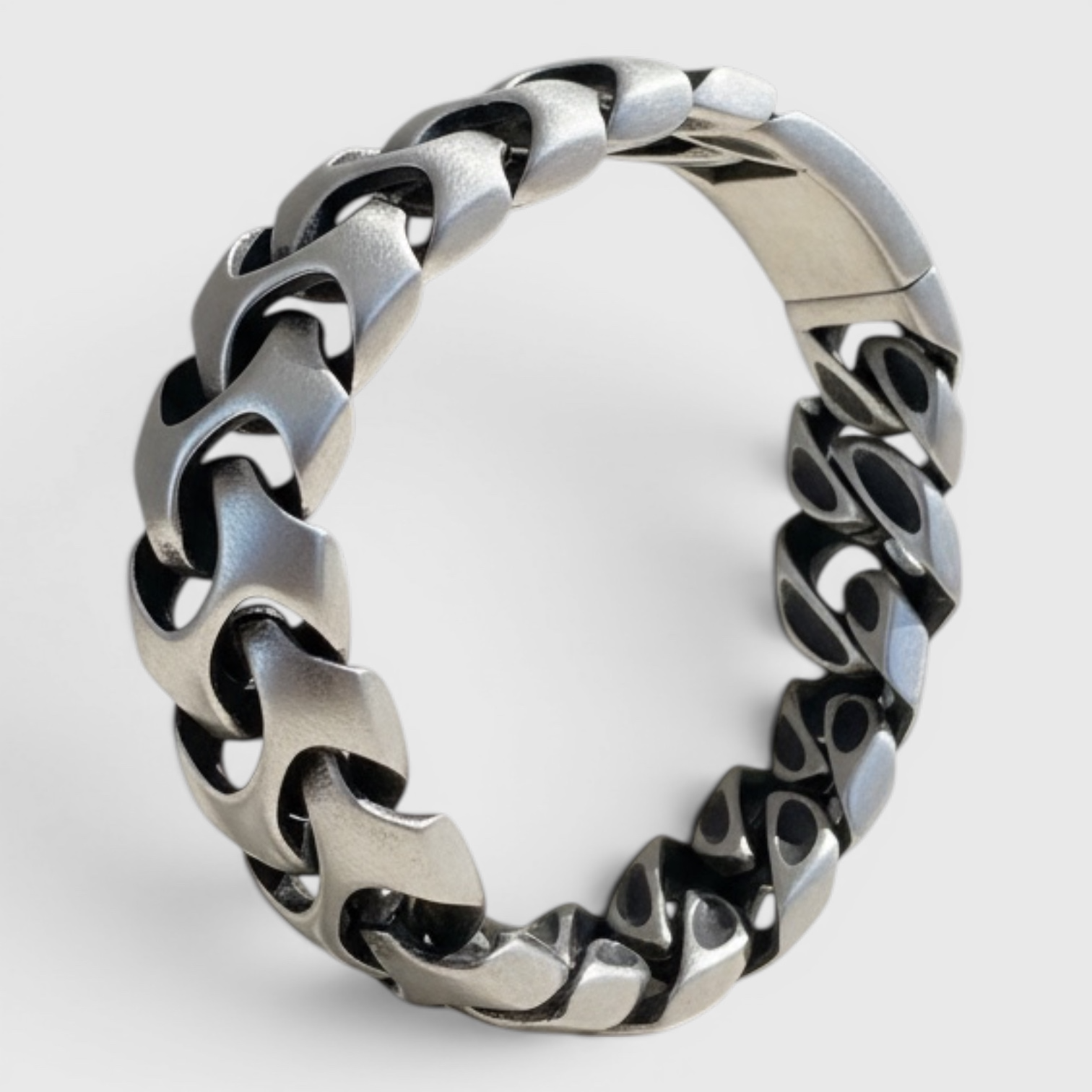 Pulsera de Acero Inoxidable de 18mm – Estilo Robusto y Moderno