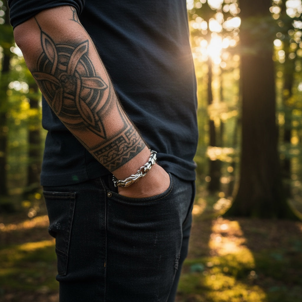 Pulsera Vikinga de Dragón