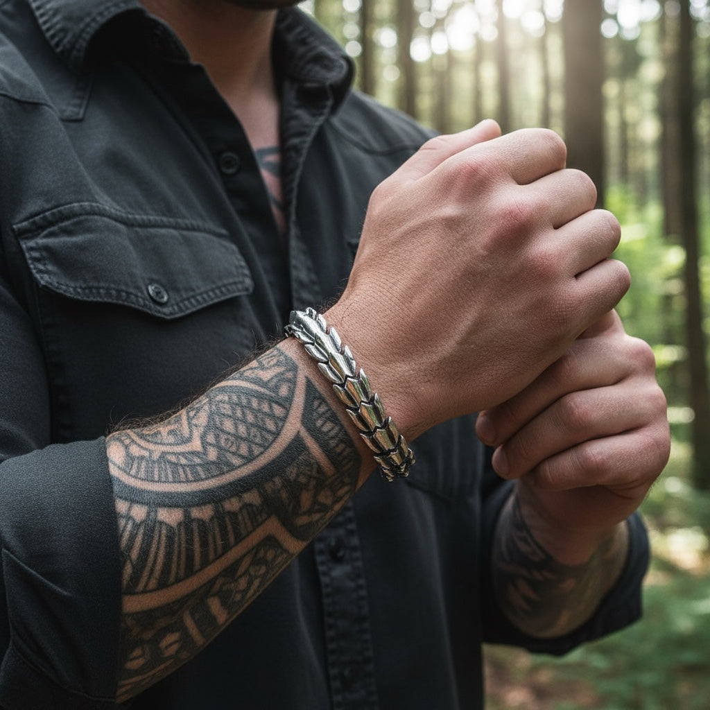 Pulsera Vikinga de Dragón