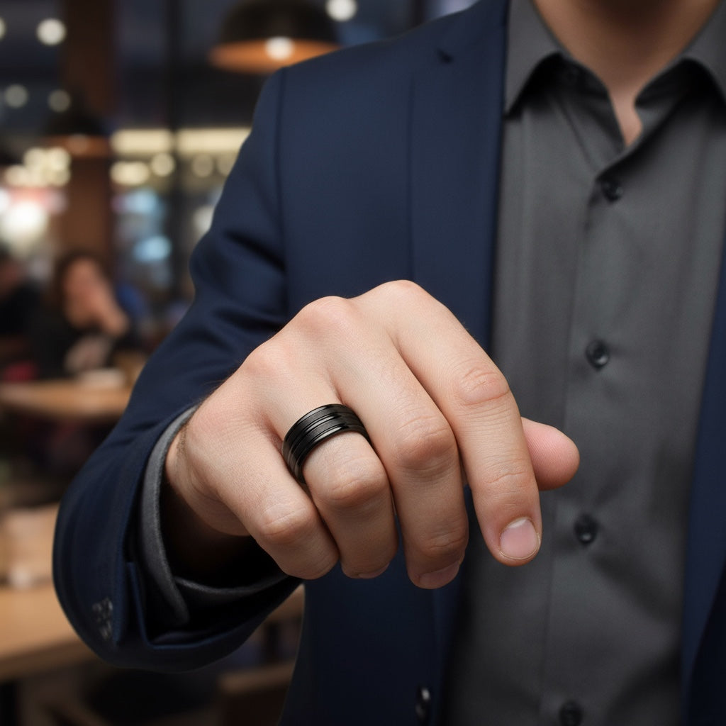 Anillo de Acero Inoxidable: Moderno, Elegante y Atemporal